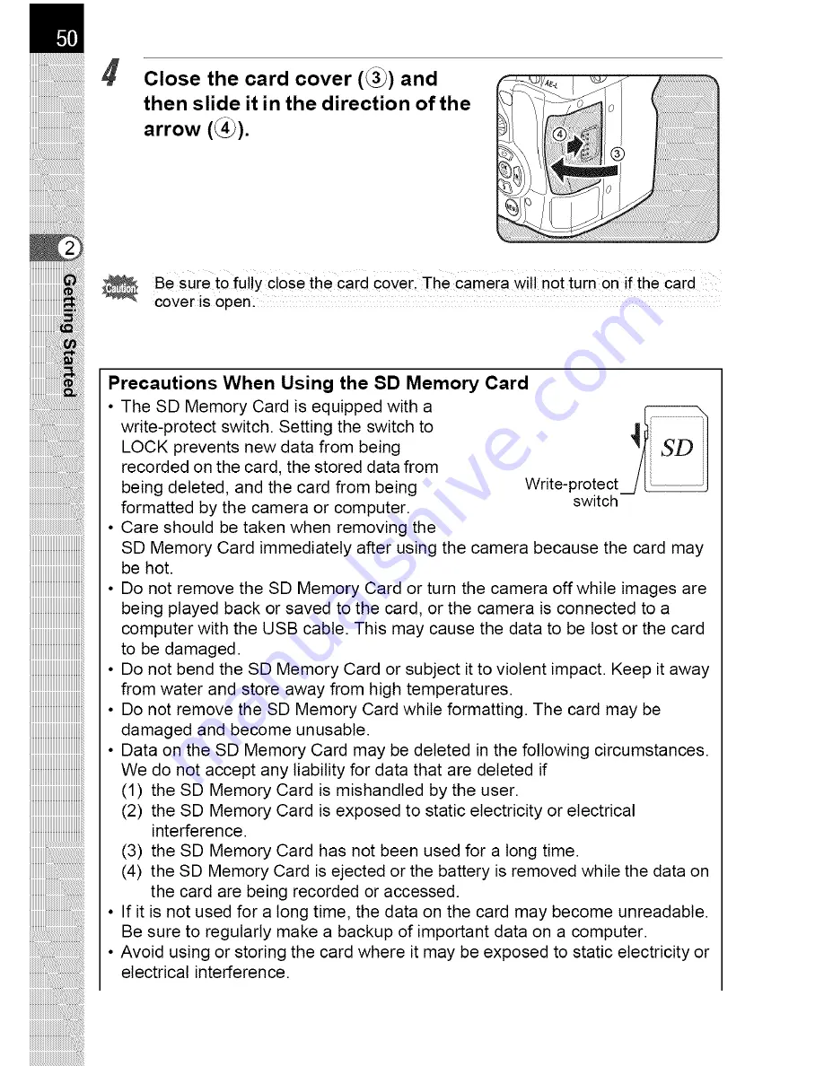 Pentax K-7 Operating Manual Download Page 52