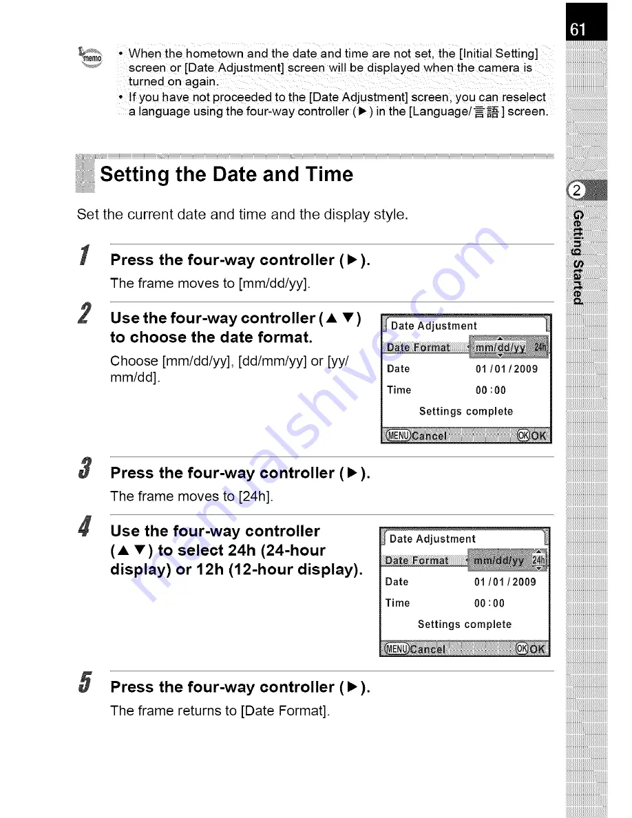 Pentax K-7 Operating Manual Download Page 63