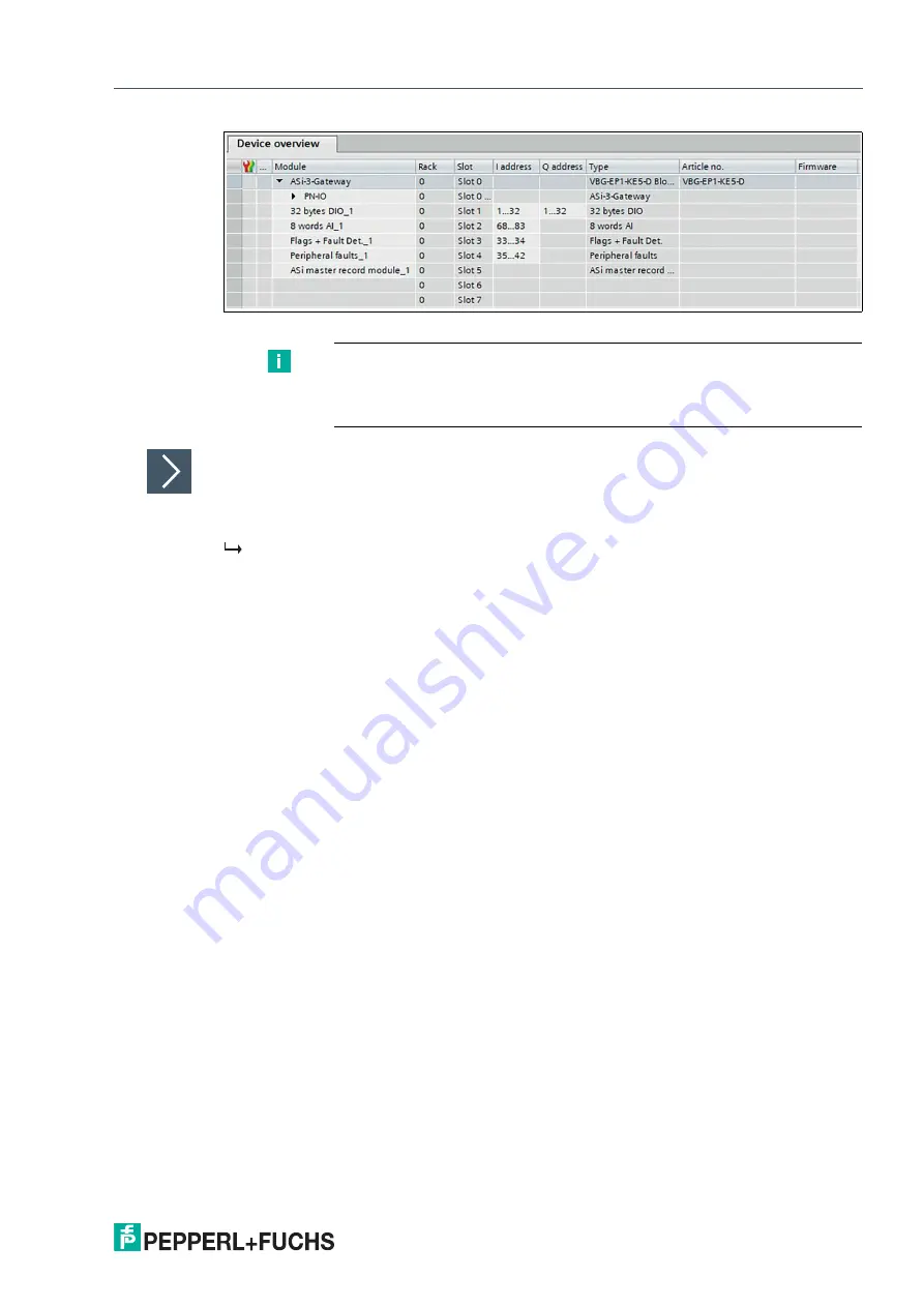 Pepperl+Fuchs PROFINET K20 Brief Instructions Download Page 13