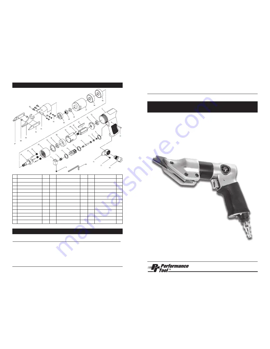 Perfomance Tool M662 Owner'S Manual Download Page 1