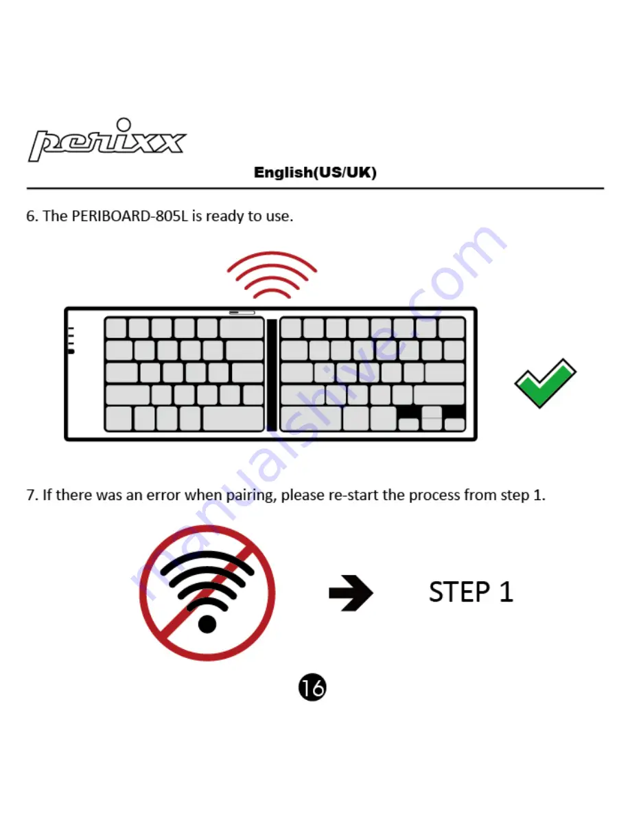 perixx PERIBOARD-805L II User Manual Download Page 16