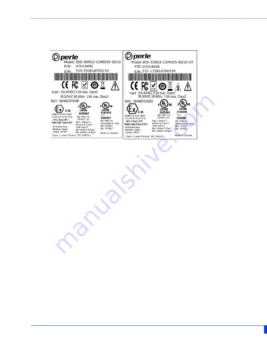 Perle IDS-509G Hardware Installation Manual Download Page 29