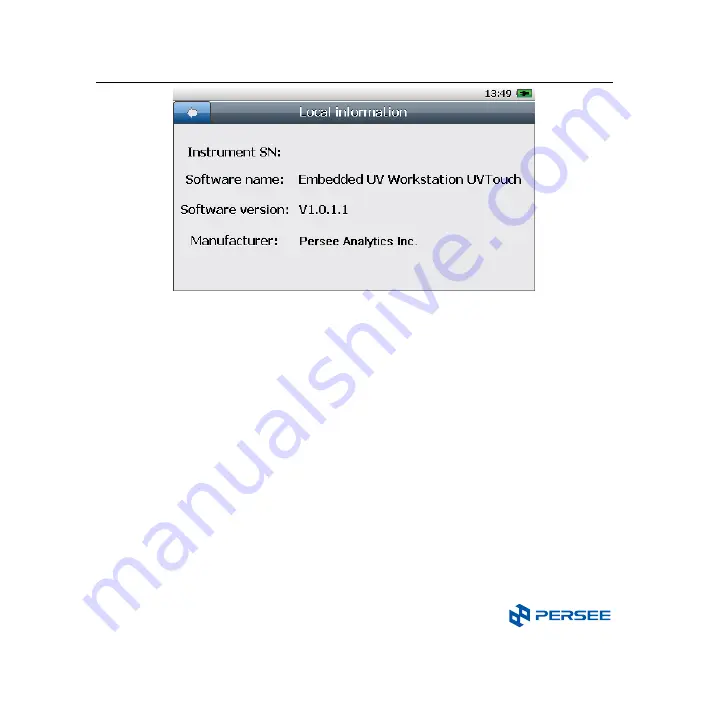 PERSEE T3 Operation & Instruction Manual Download Page 99