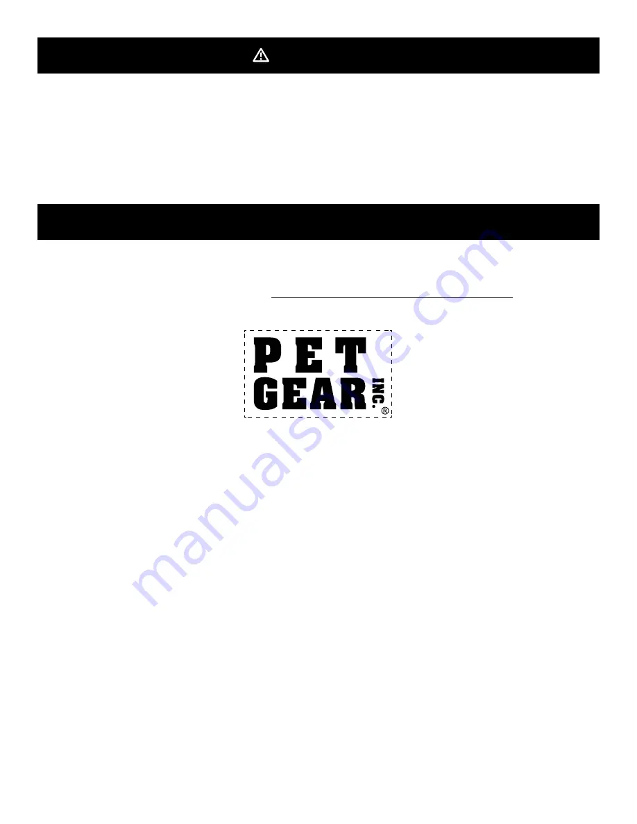 Pet Gear PG4525SC Instruction Manual Download Page 4