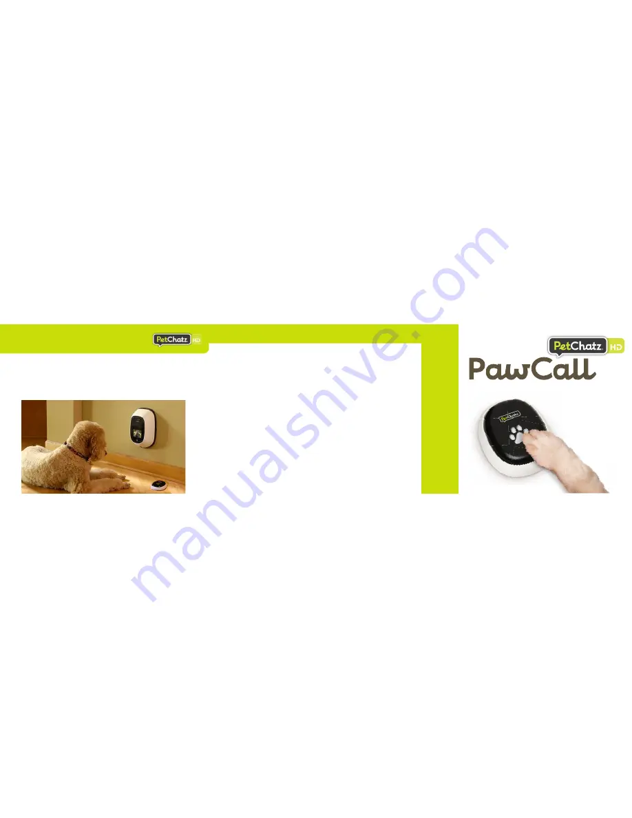 PetChatz PawCall Instructions For Use Download Page 1