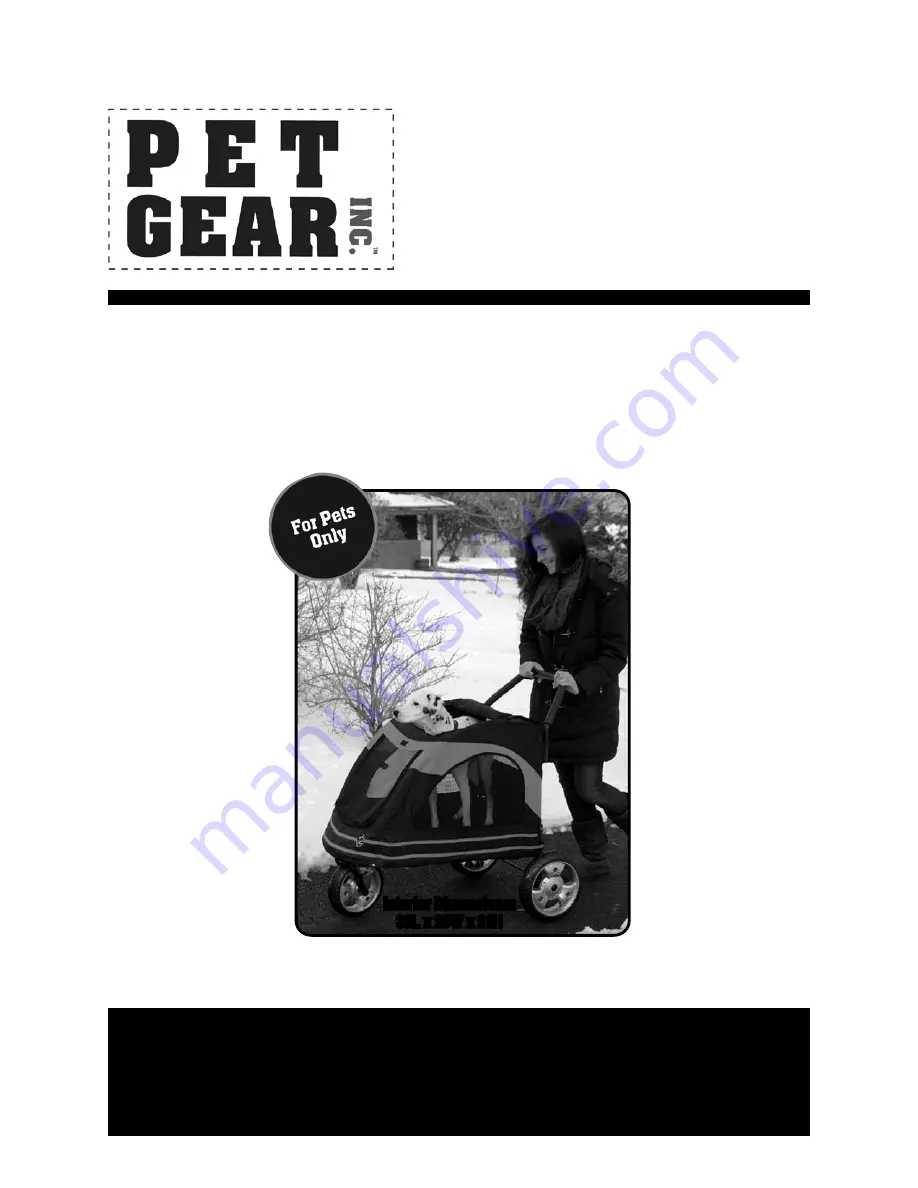 PetGear PG8600BOB Instruction Manual Download Page 1