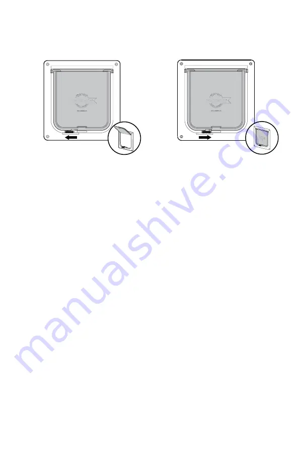 Petsafe 2-Way Interior Cat Door Installation Manual Download Page 8