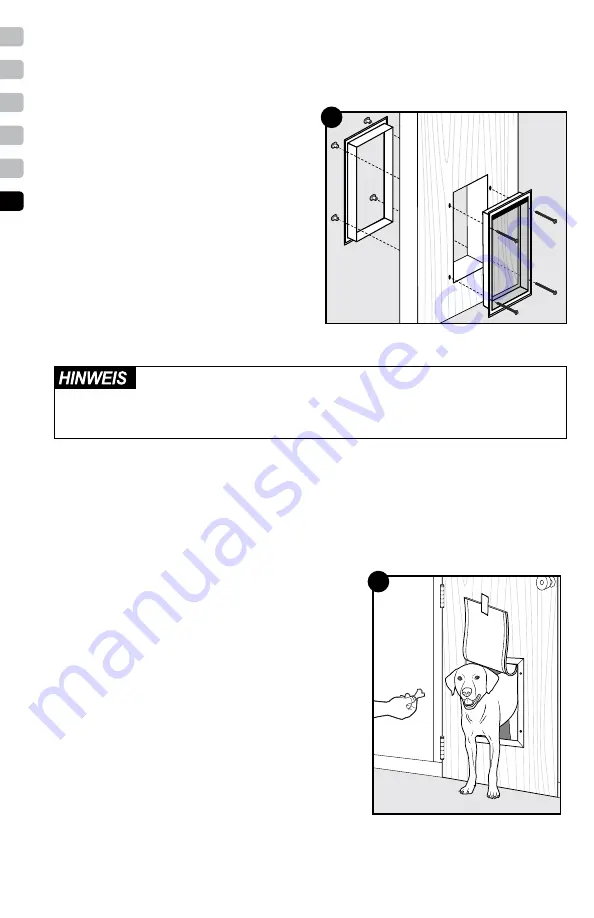 Petsafe Extreme Weather Aluminum Pet Door Installation Manual Download Page 48