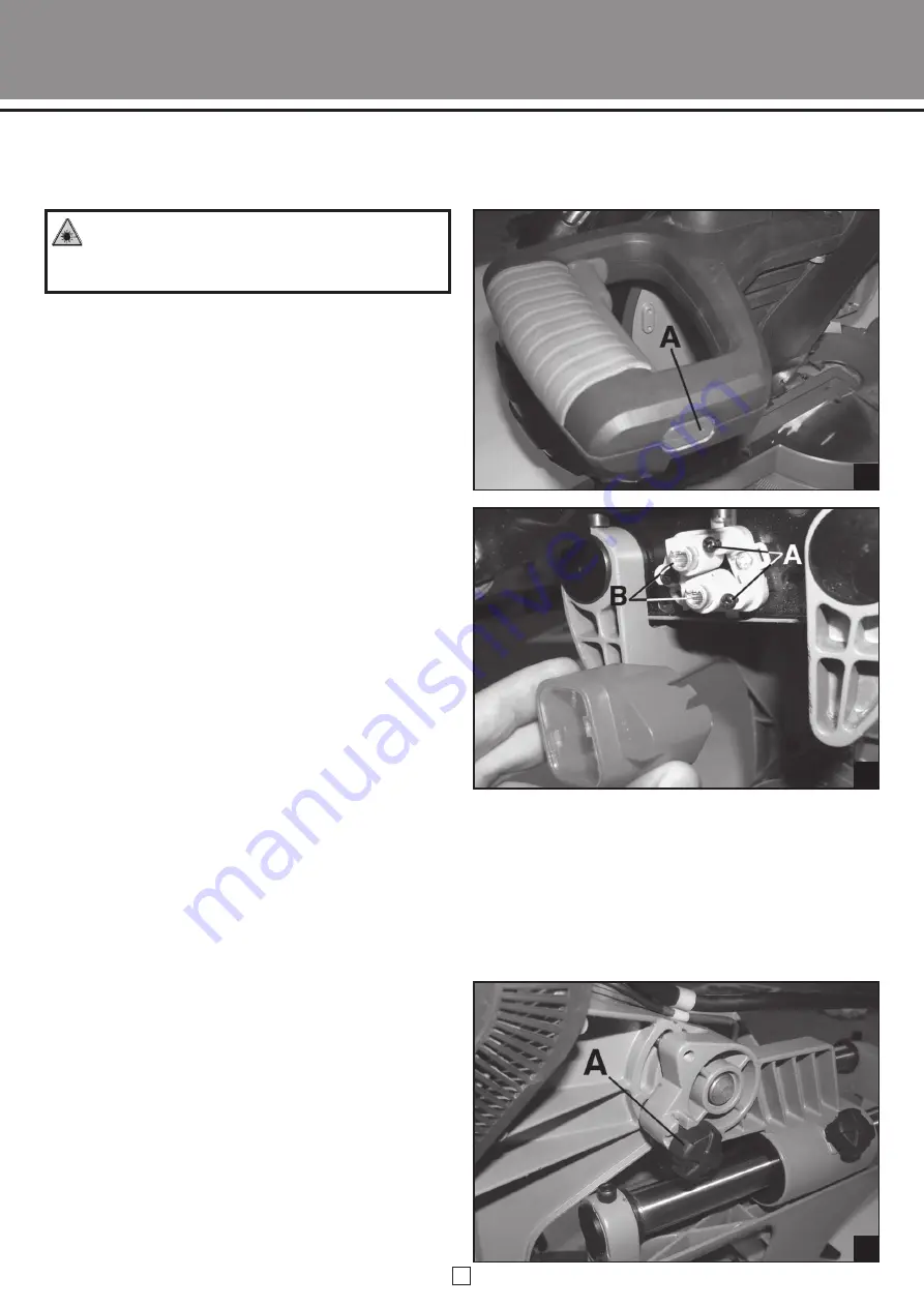 PEUGEOT Energysaw-305DB Operating Instructions Manual Download Page 58