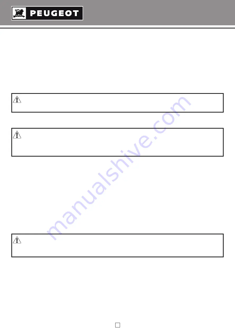 PEUGEOT Energysaw-305DB Operating Instructions Manual Download Page 59