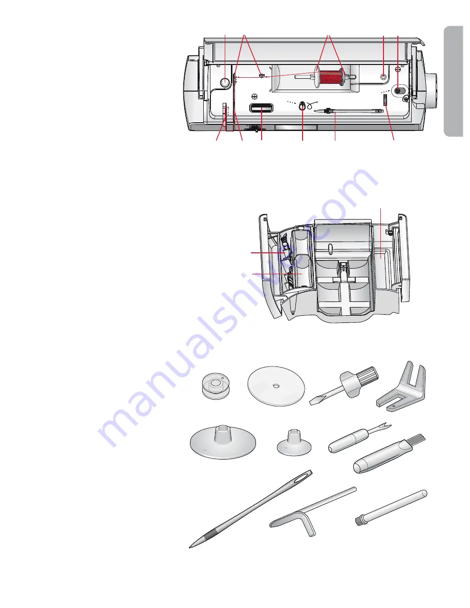 Pfaff quilt ambition 2.0 Owner'S Manual Download Page 7