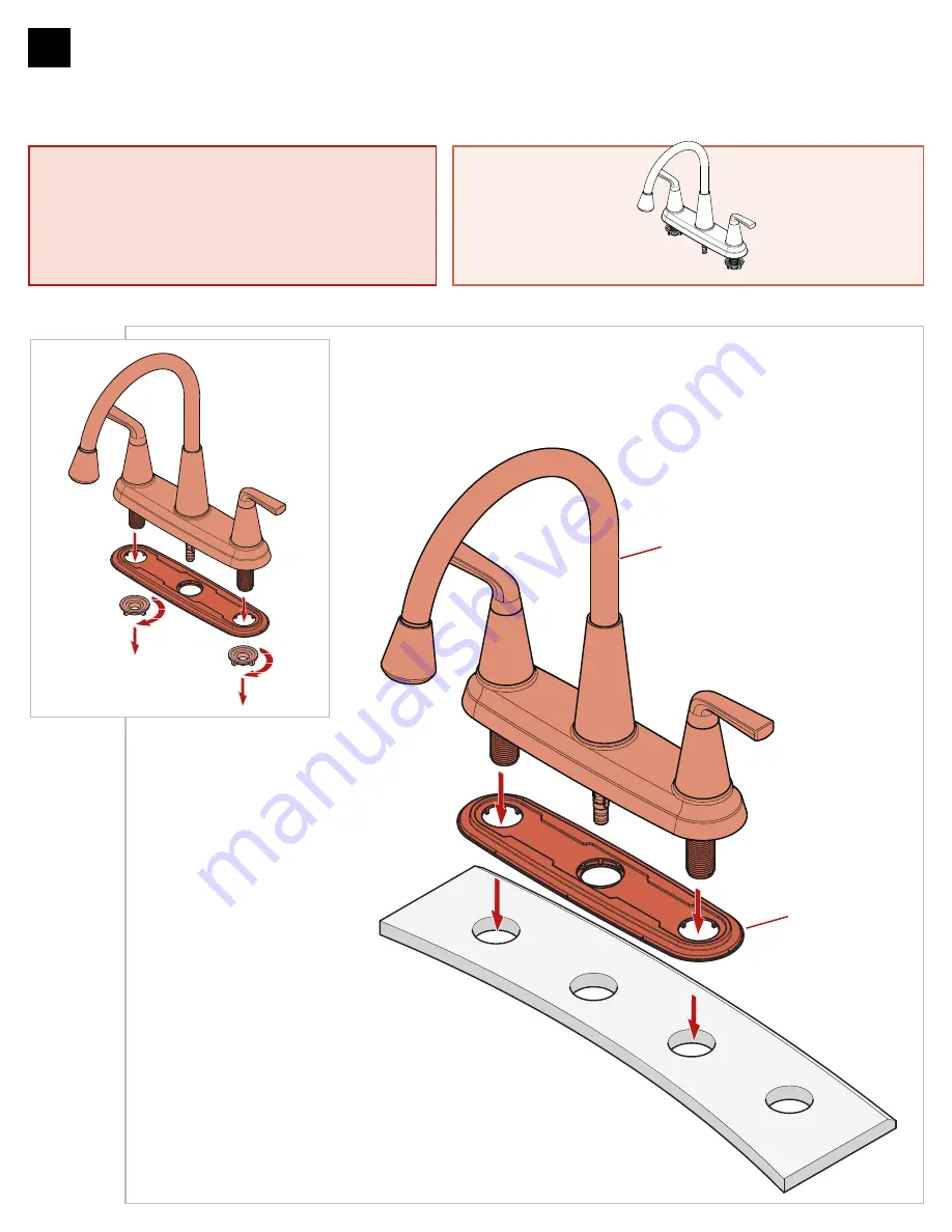 Pfister Allegan F-036-4AGC Quick Installation Manual Download Page 2