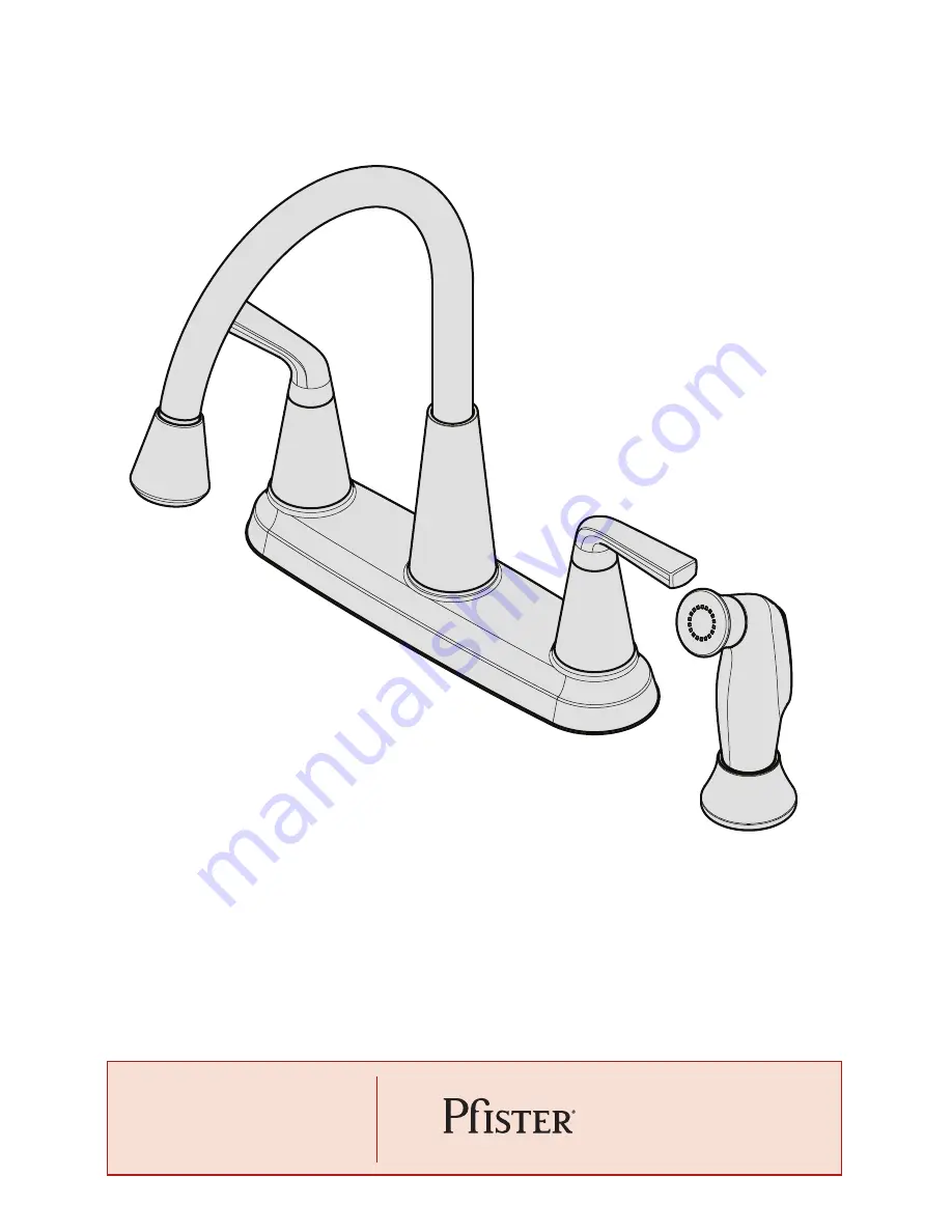 Pfister Allegan F-036-4AGC Quick Installation Manual Download Page 8