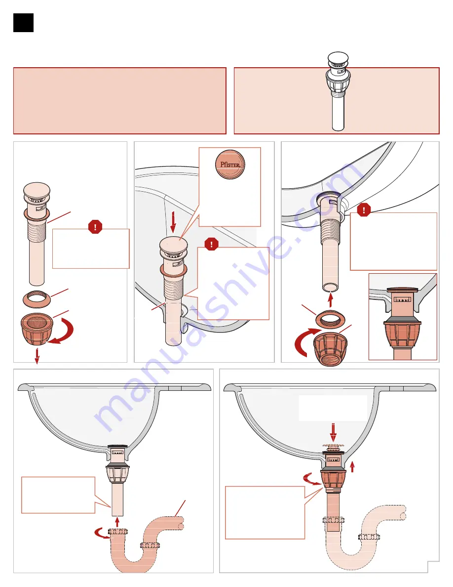 Pfister Auden LF-048-AD Quick Installation Manual Download Page 5