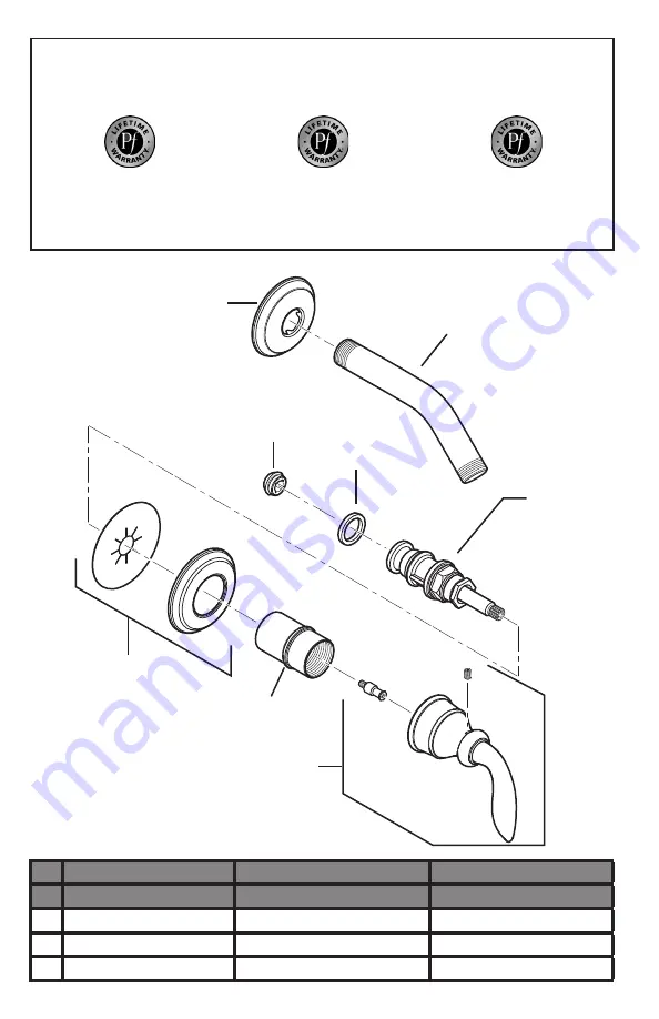 Pfister Avalon S10-40 Manual Download Page 6