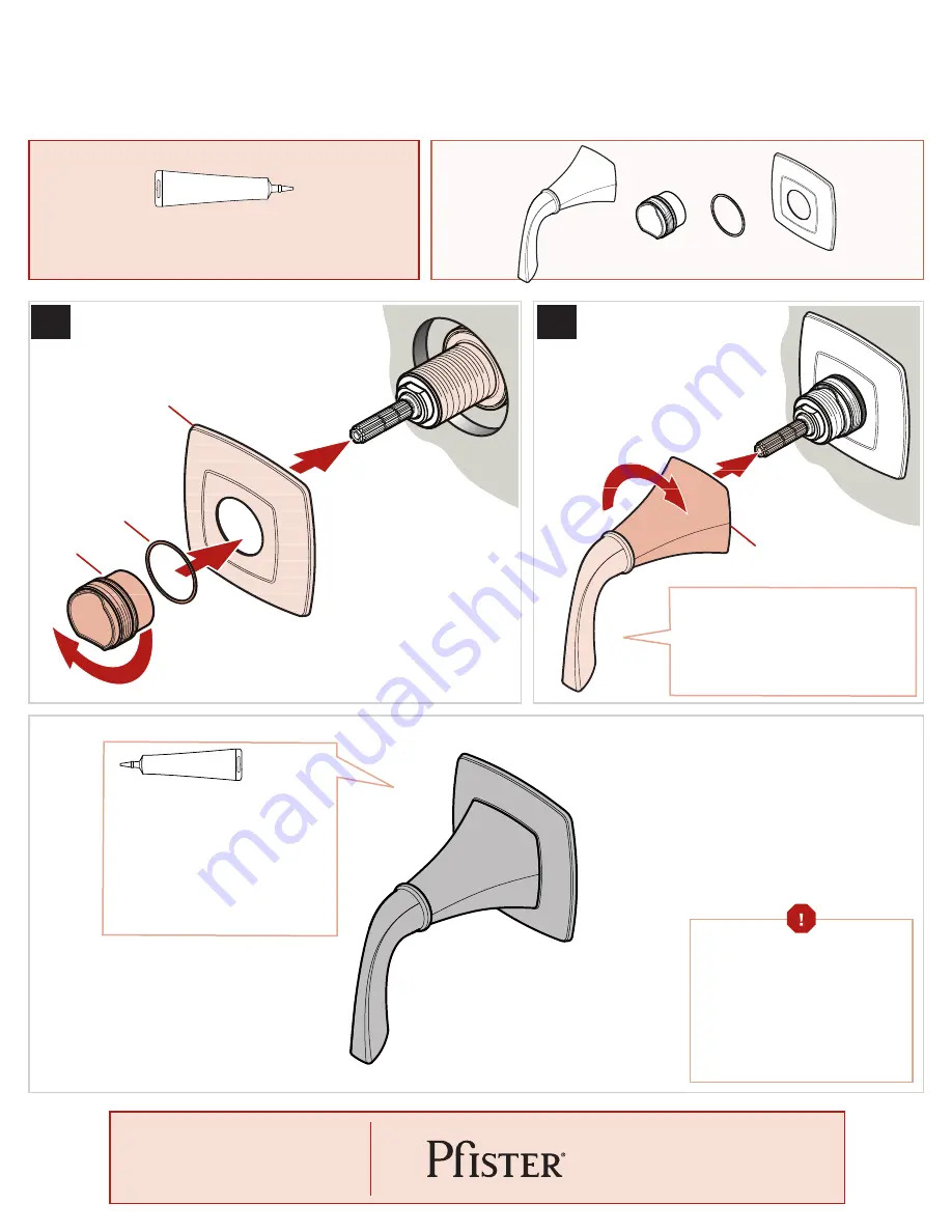 Pfister Bronson 016-BS0 Quick Installation Manual Download Page 2