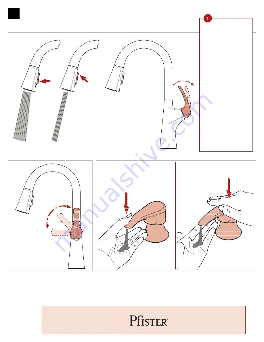 Pfister Seahaven F-529-7SVN Quick Installation Manual Download Page 10