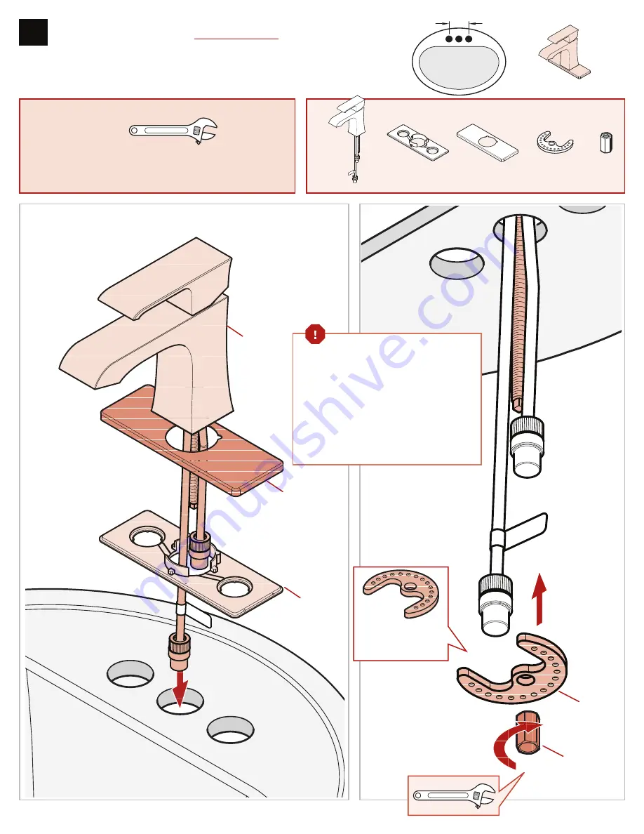 Pfister Vorena F-042-VO Quick Installation Manual Download Page 3