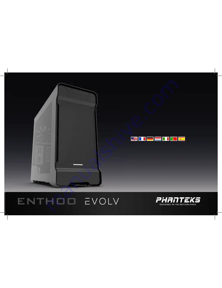 Phanteks Enthoo Evolv ATX Скачать руководство пользователя страница 1