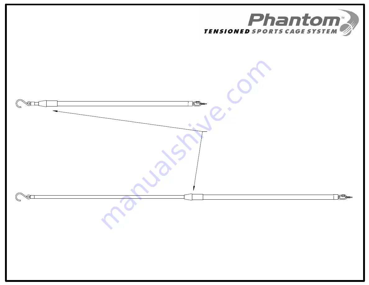 Phantom Tensioned Sports Cage System Installation Instructions Manual Download Page 8