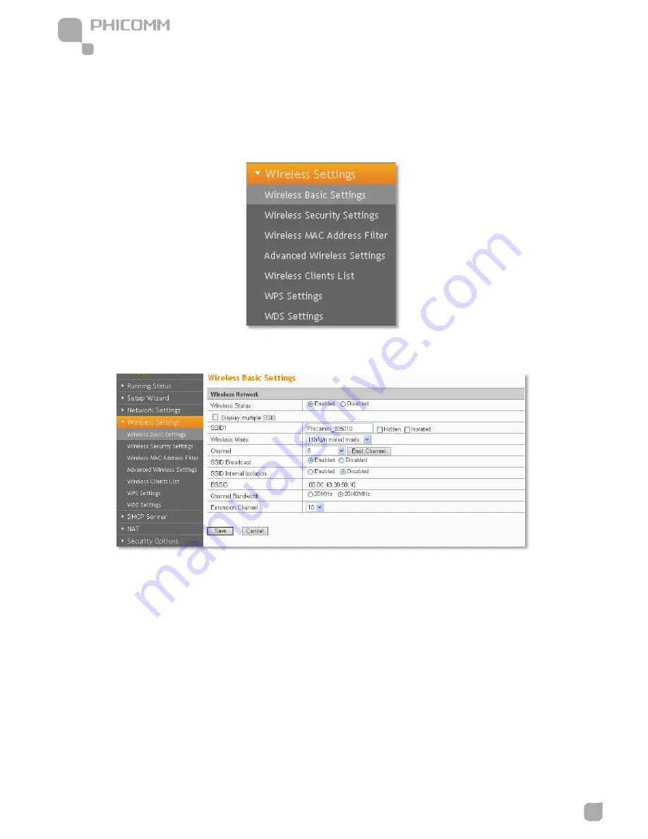 PHICOMM FWR-614N User Manual Download Page 23