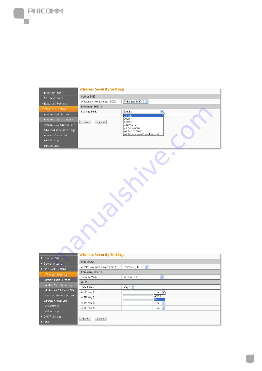 PHICOMM FWR-734N User Manual Download Page 24