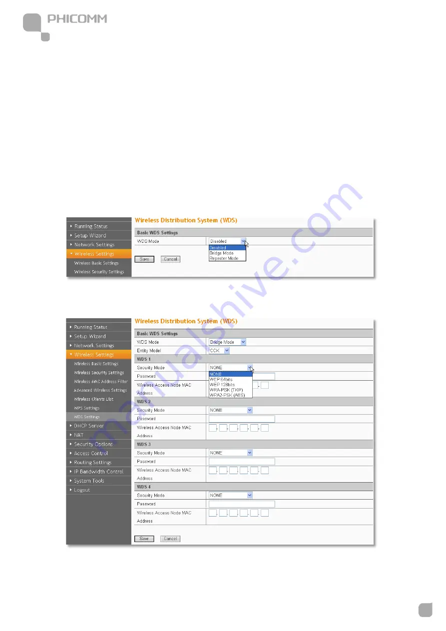 PHICOMM FWR-734N User Manual Download Page 28