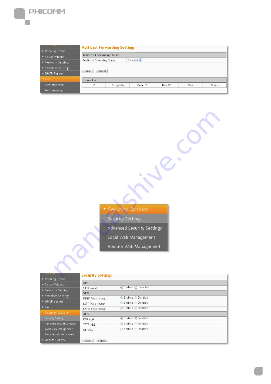 PHICOMM FWR-734N User Manual Download Page 34