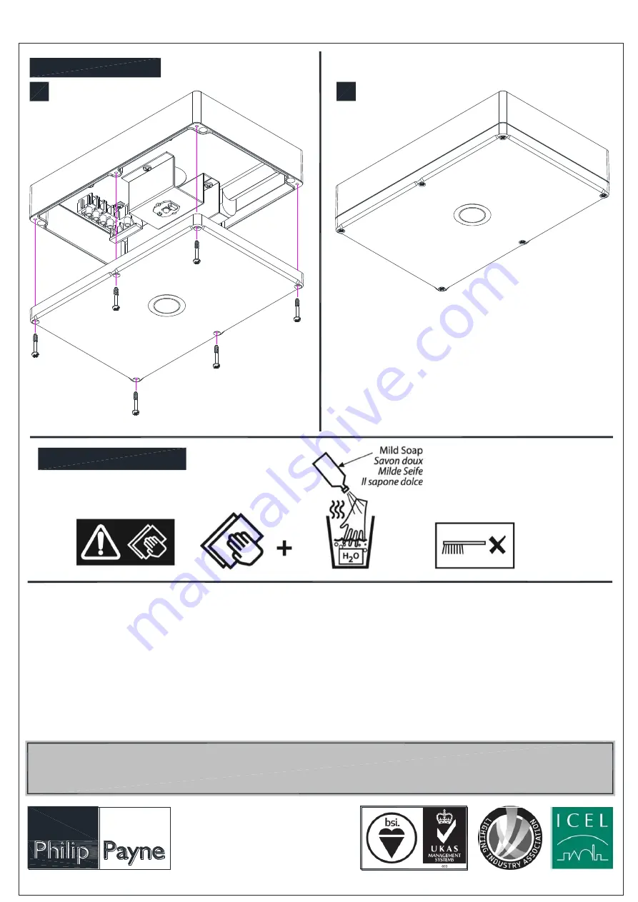 Philip Payne SPRITE 870 Series Installation Instructions Manual Download Page 7