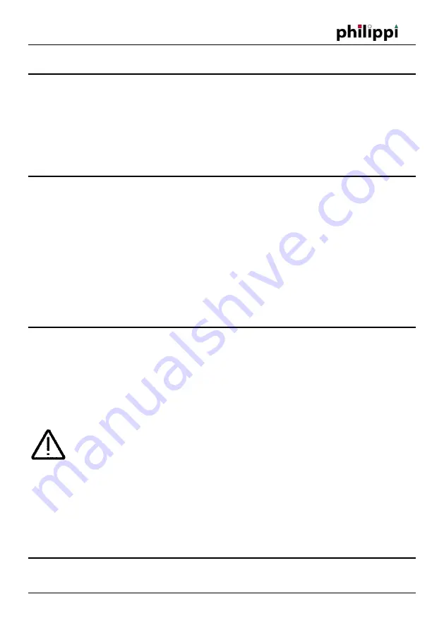 philippi BLS Operating Manual Download Page 2