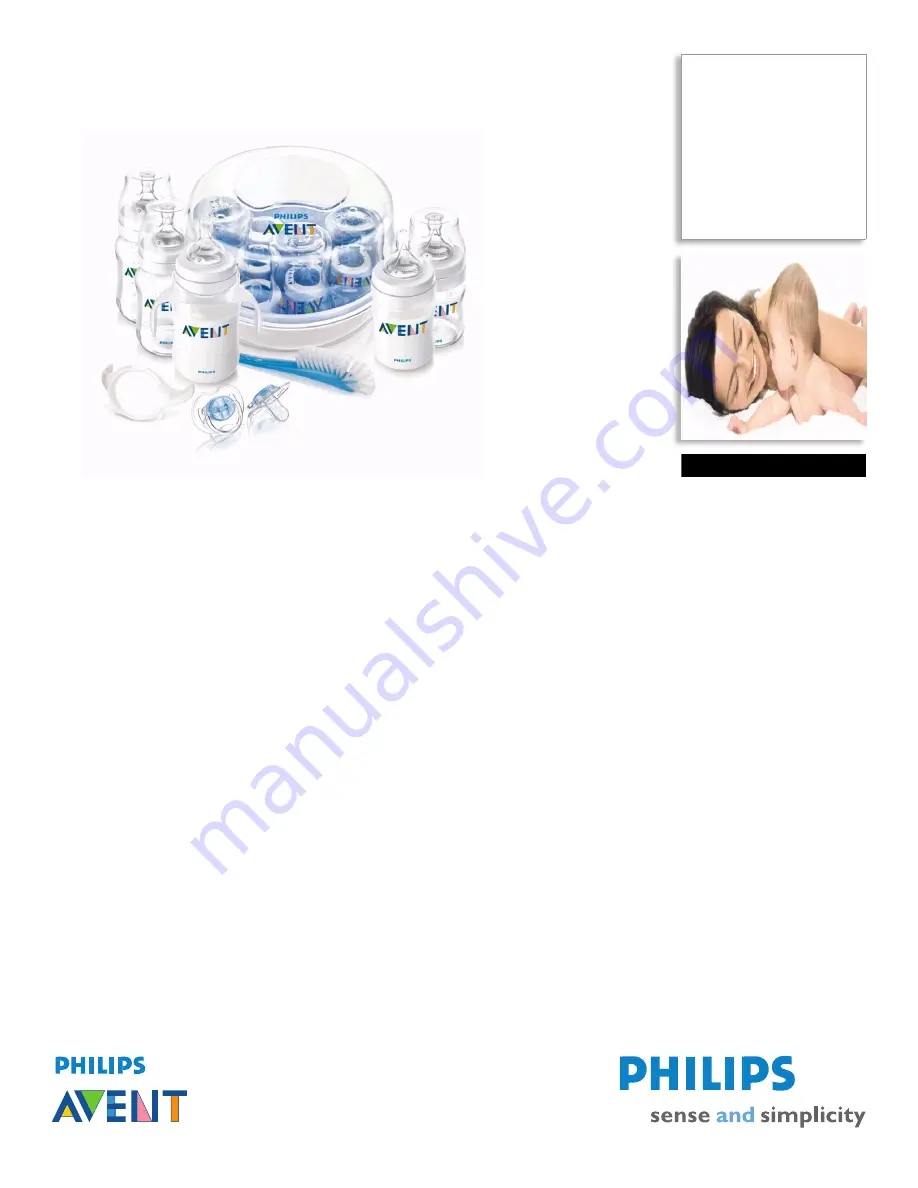 Philips AVENT SCD243 Скачать руководство пользователя страница 1