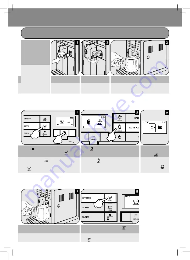 Philips Saeco HD8769 Quick Instruction Manual Download Page 22