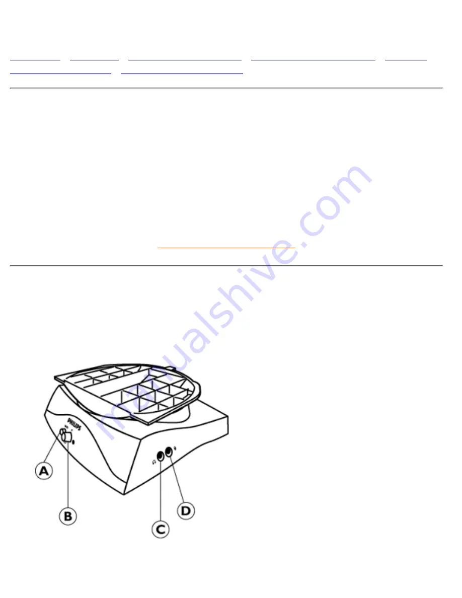 Philips 105B20 User Manual Download Page 68