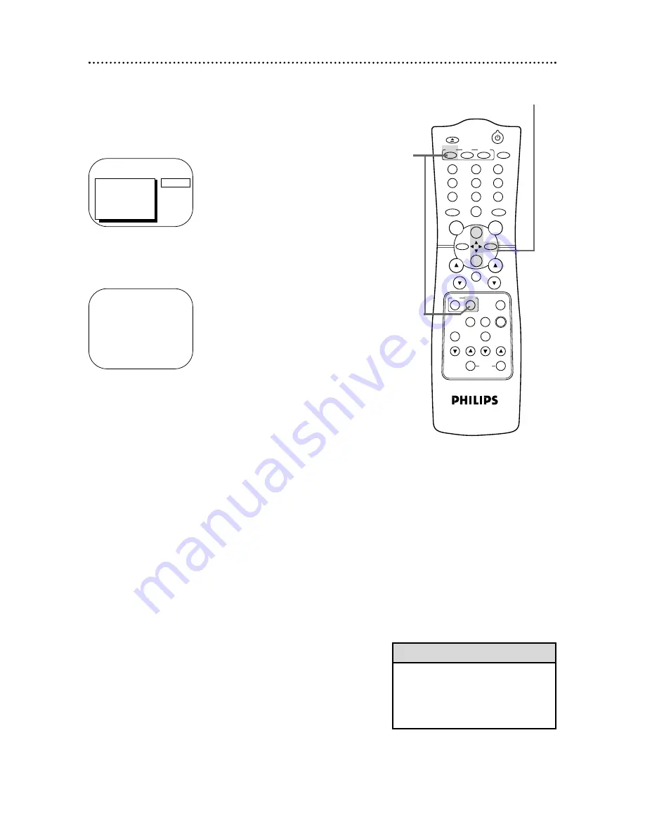 Philips 13-COMBINATION TV-VCR CCC133AT99 Owner'S Manual Download Page 10