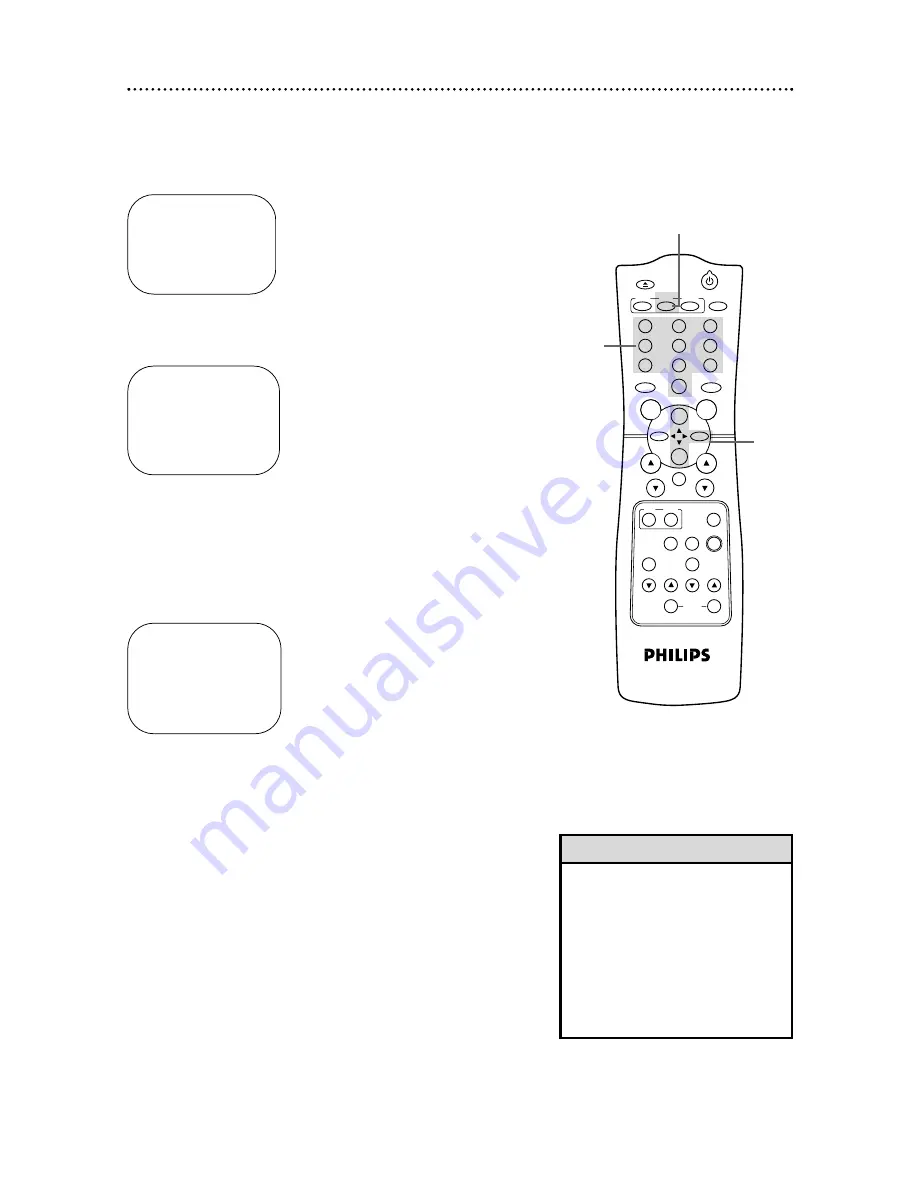 Philips 13-COMBINATION TV-VCR CCC133AT99 Owner'S Manual Download Page 17