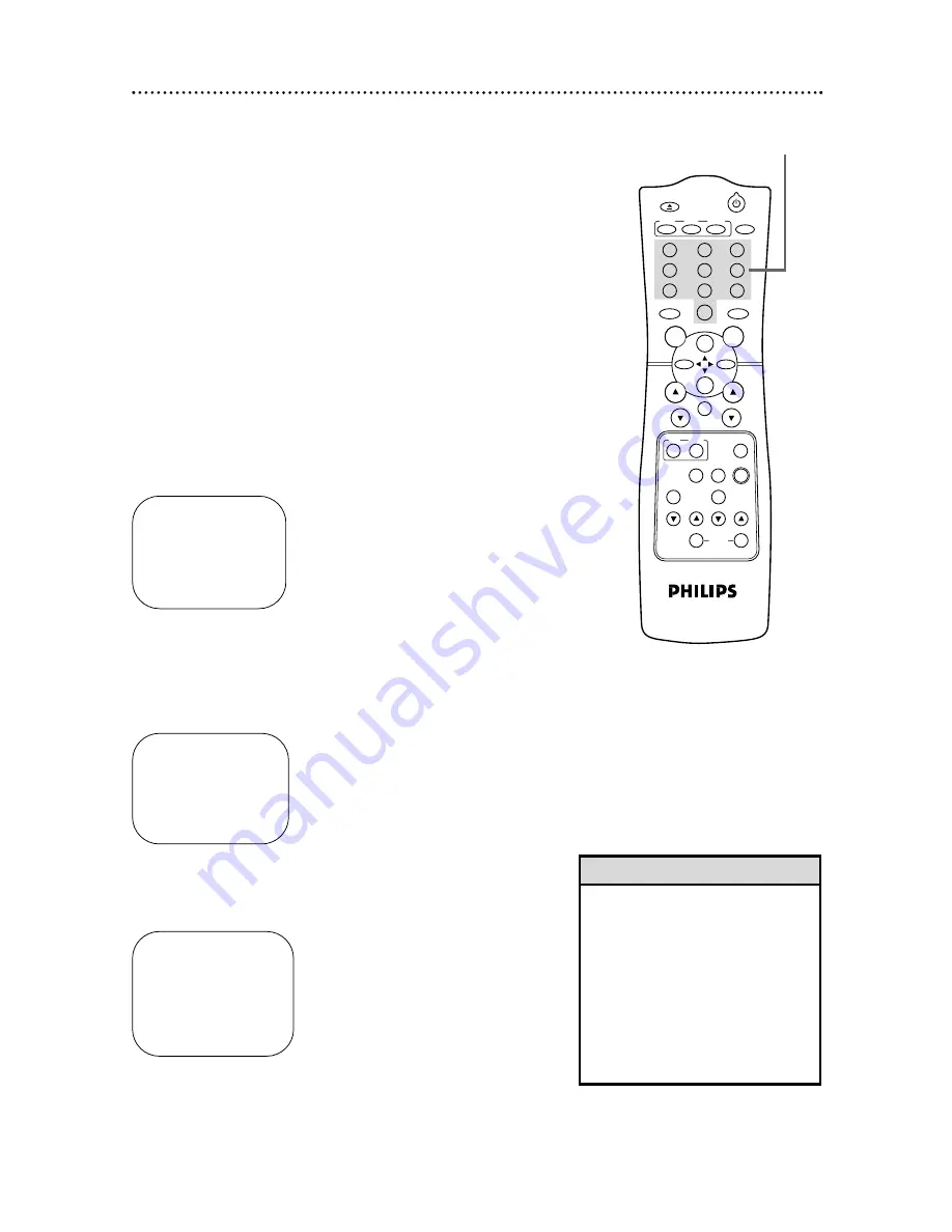 Philips 13-COMBINATION TV-VCR CCC133AT99 Owner'S Manual Download Page 35