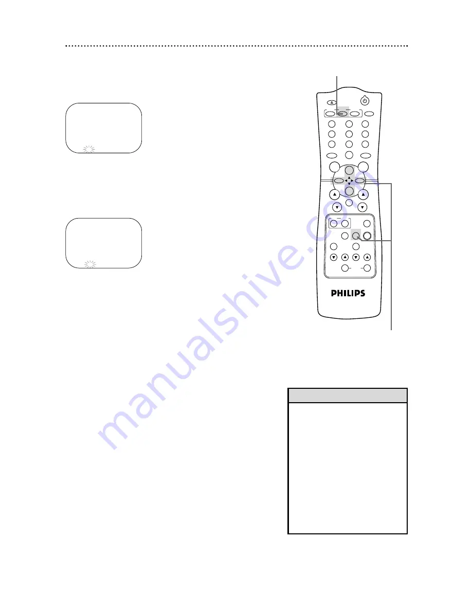 Philips 13-COMBINATION TV-VCR CCC133AT99 Owner'S Manual Download Page 45