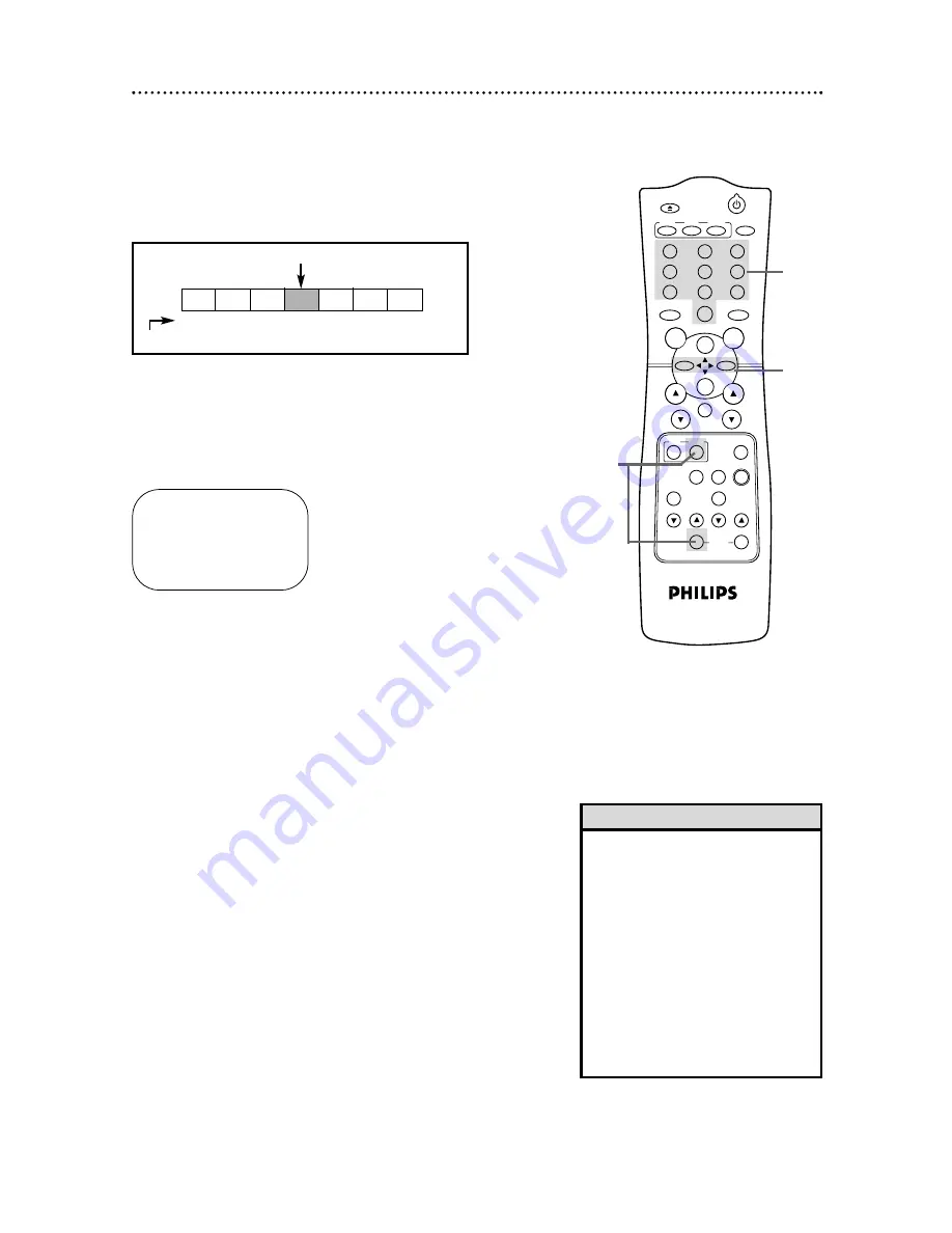 Philips 13-COMBINATION TV-VCR CCC133AT99 Owner'S Manual Download Page 61