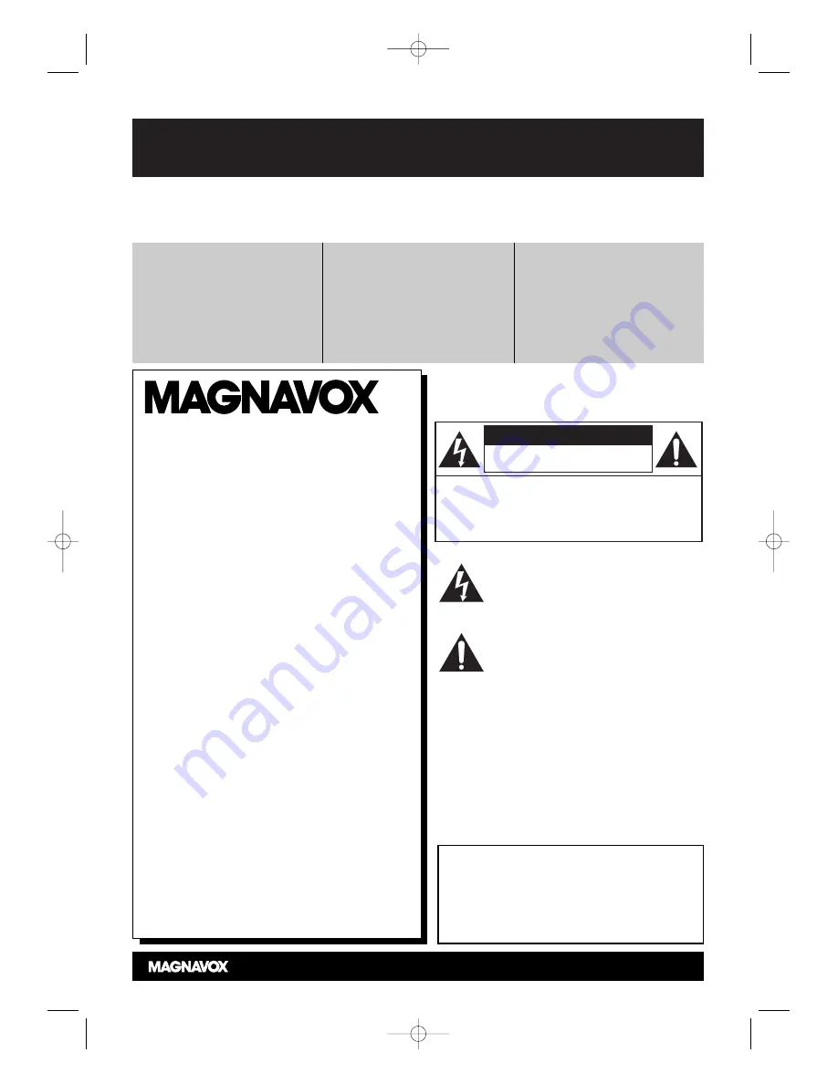 Philips 13MC3206 - Tv/dvd Combination User Manual Download Page 2