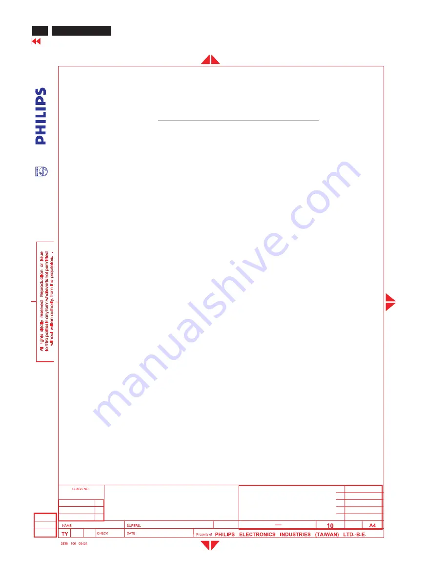 Philips 15MF605T/17 Service Manual Download Page 82