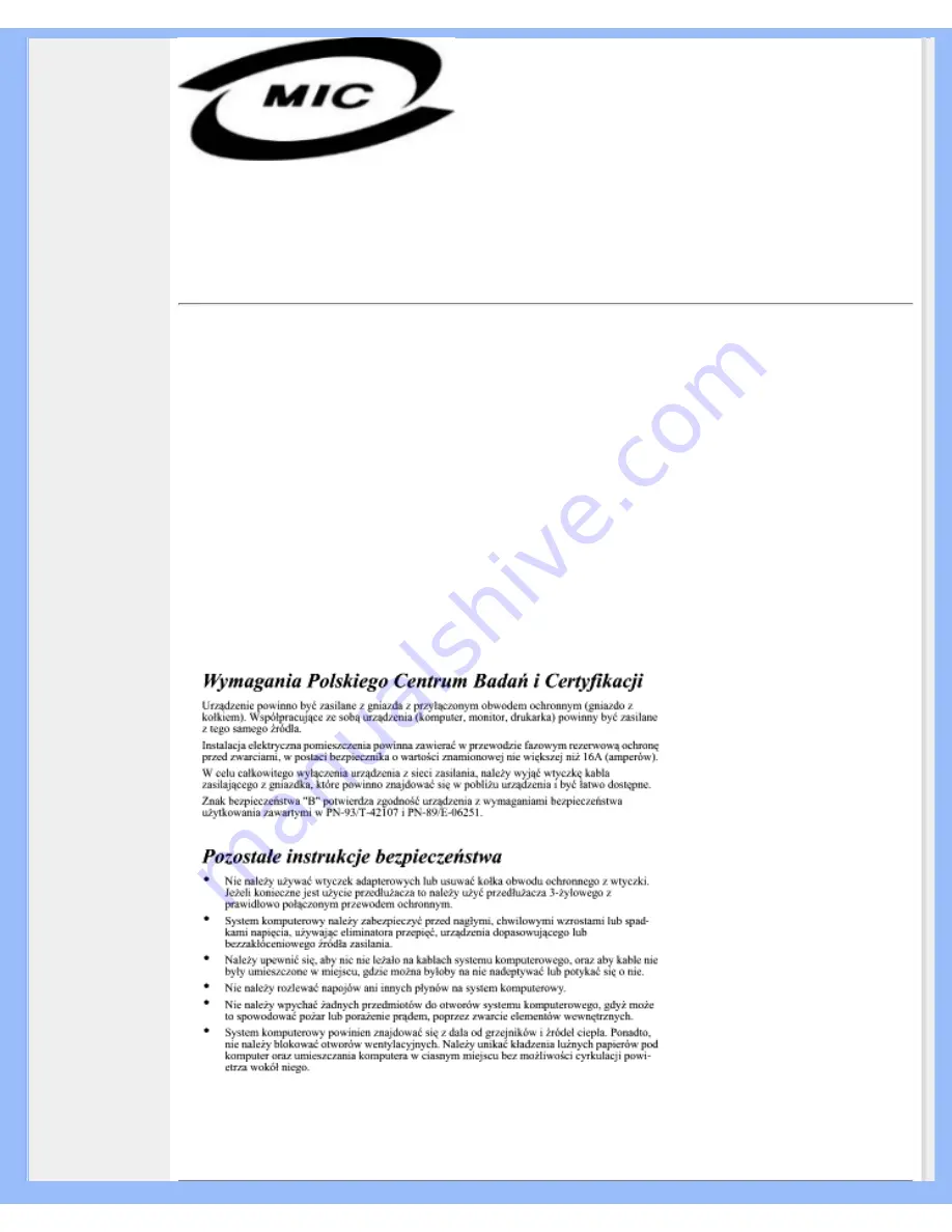 Philips 190B5 User Manual Download Page 48