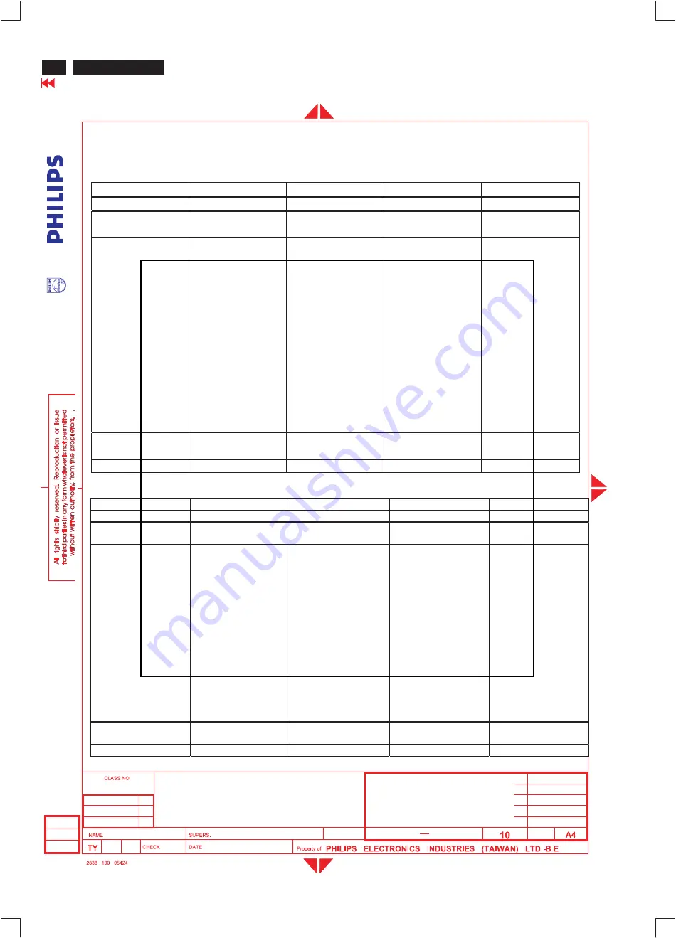 Philips 190S5CB/00 Service Manual Download Page 48