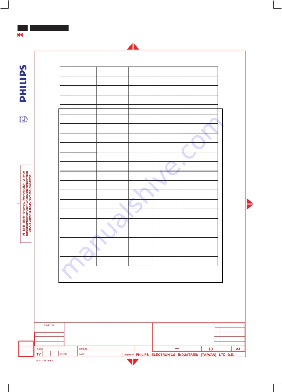 Philips 190S5CB/00 Service Manual Download Page 54