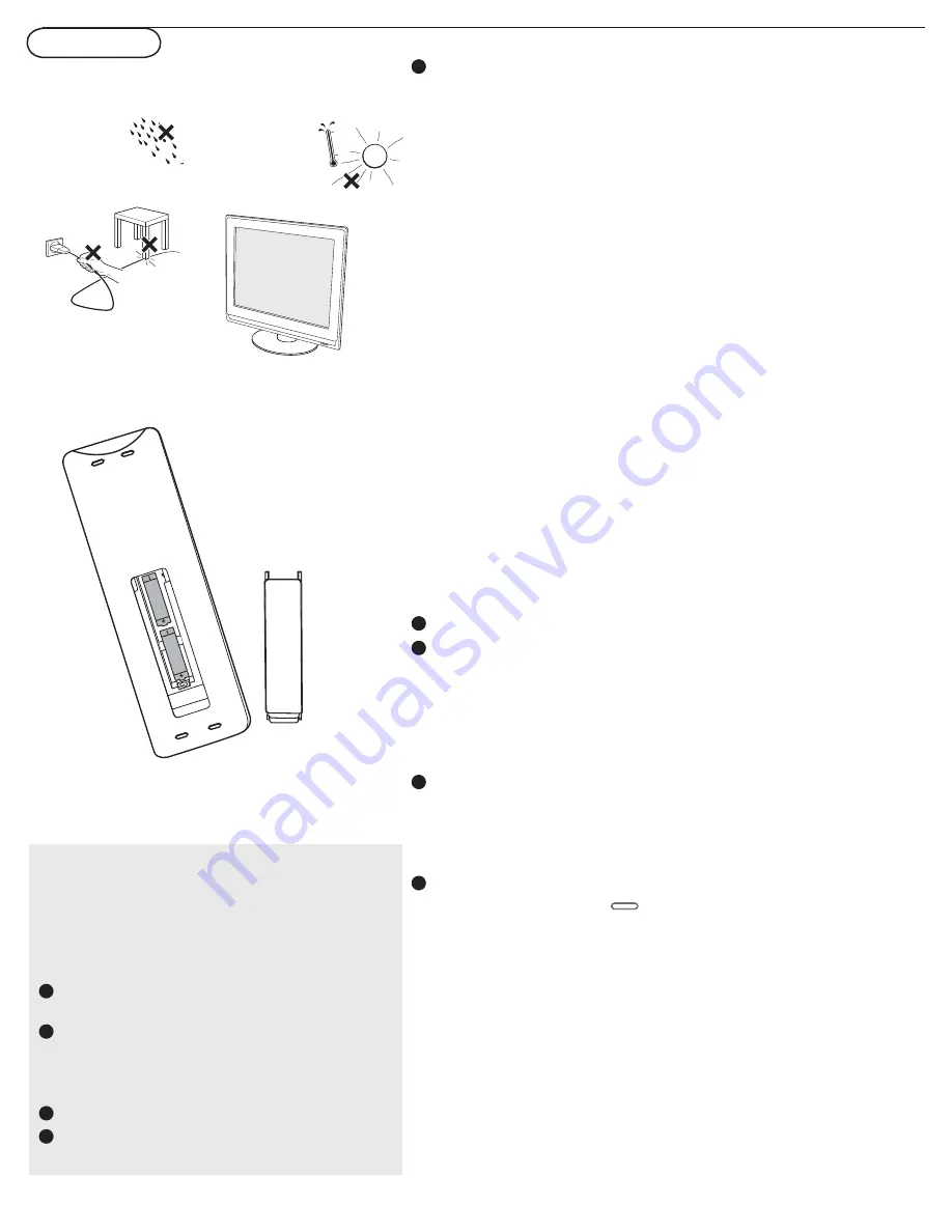 Philips 19PFL4322 Скачать руководство пользователя страница 12