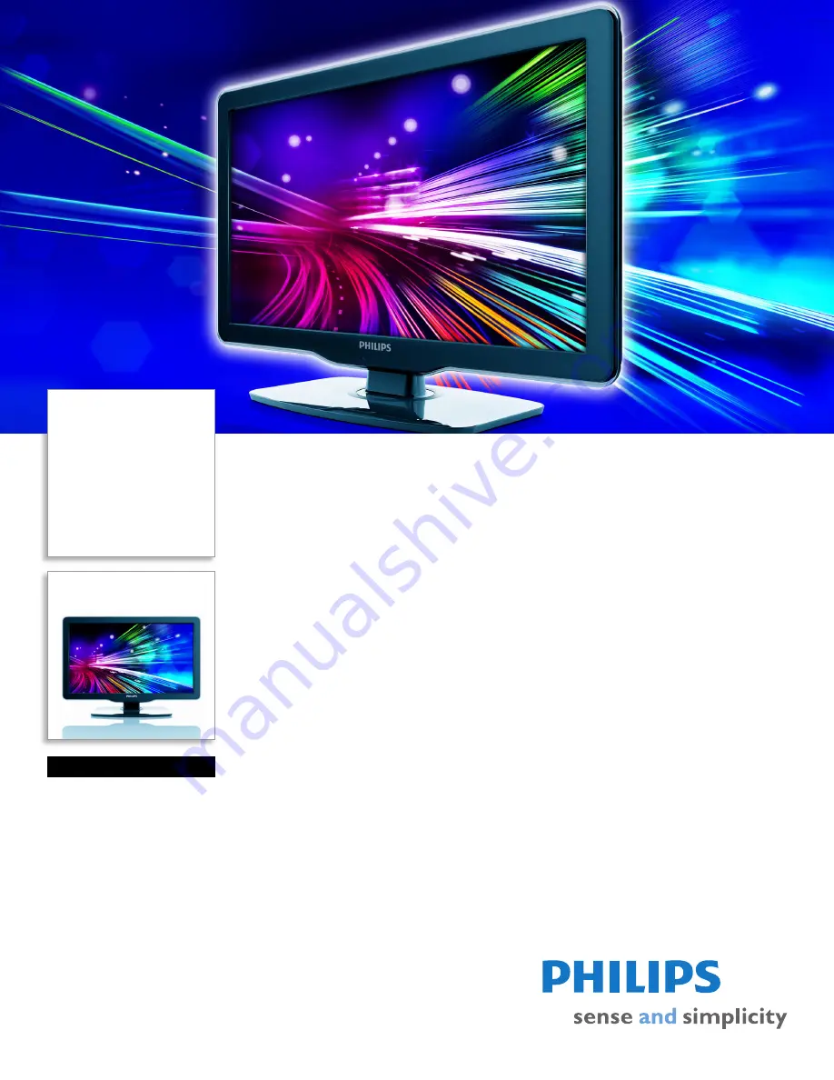 Philips 19PFL4505D Specifications Download Page 1