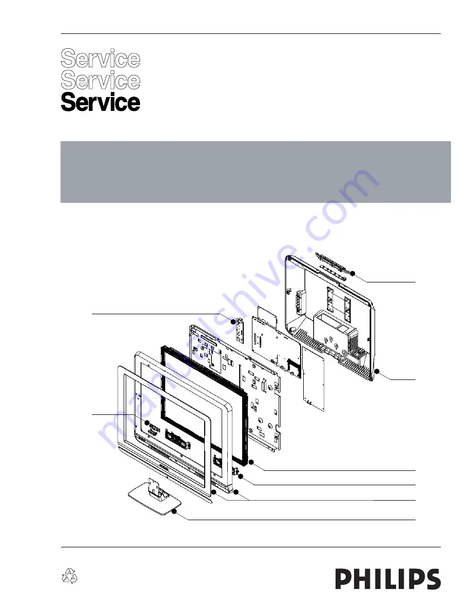 Philips 19PFL5522D Service Manual Download Page 179