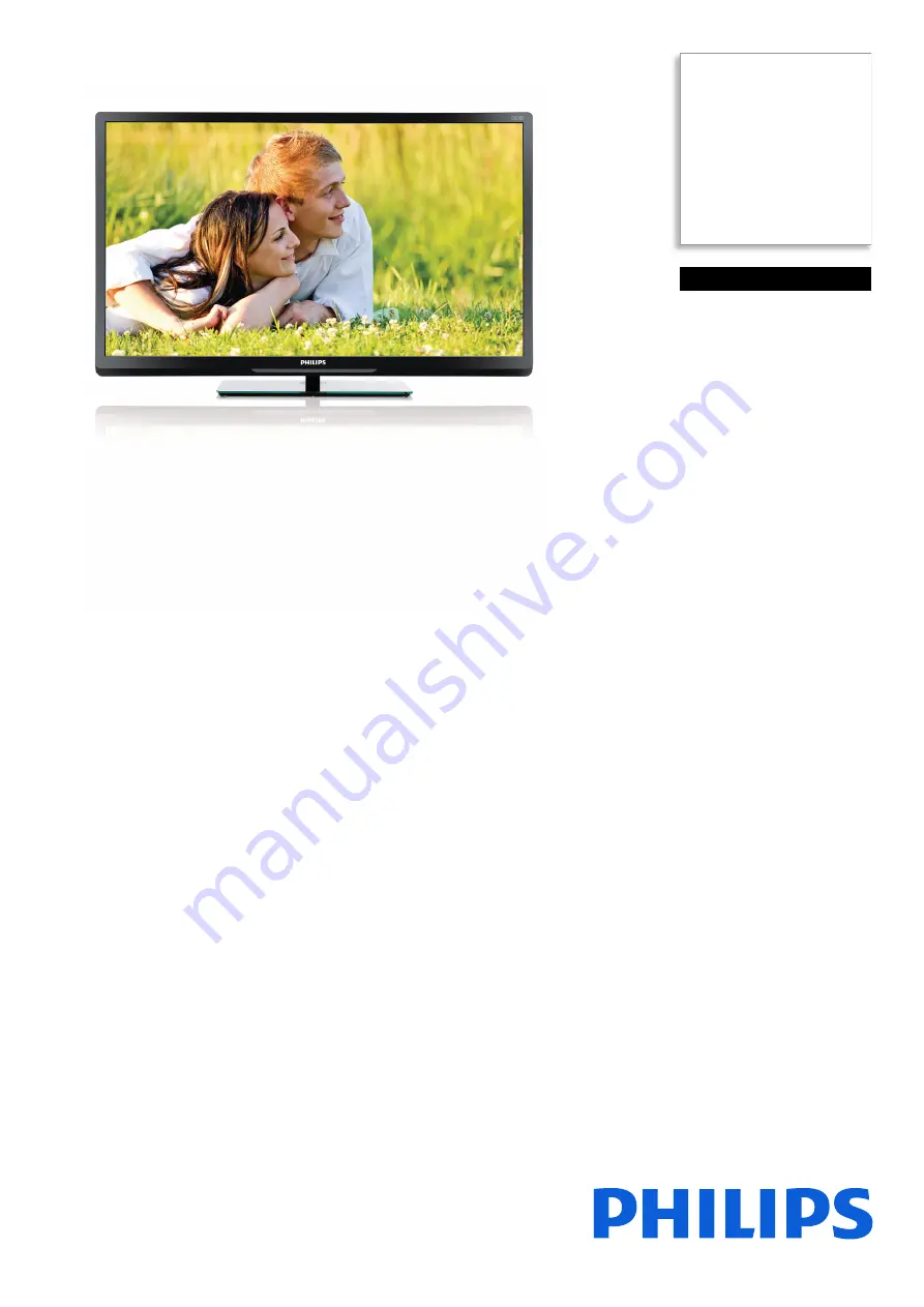 Philips 20PFL3938 Specifications Download Page 1