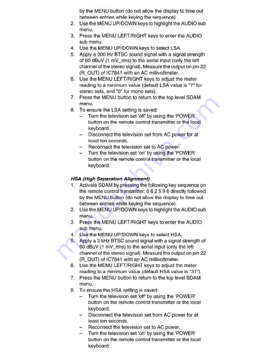 Philips 20PT6245/37 Technical Service Data Download Page 28