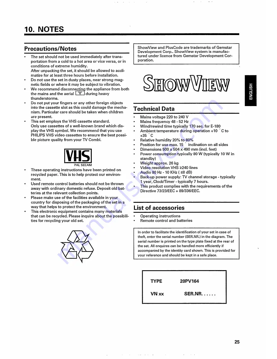 Philips 20PV164 User Manual Download Page 27