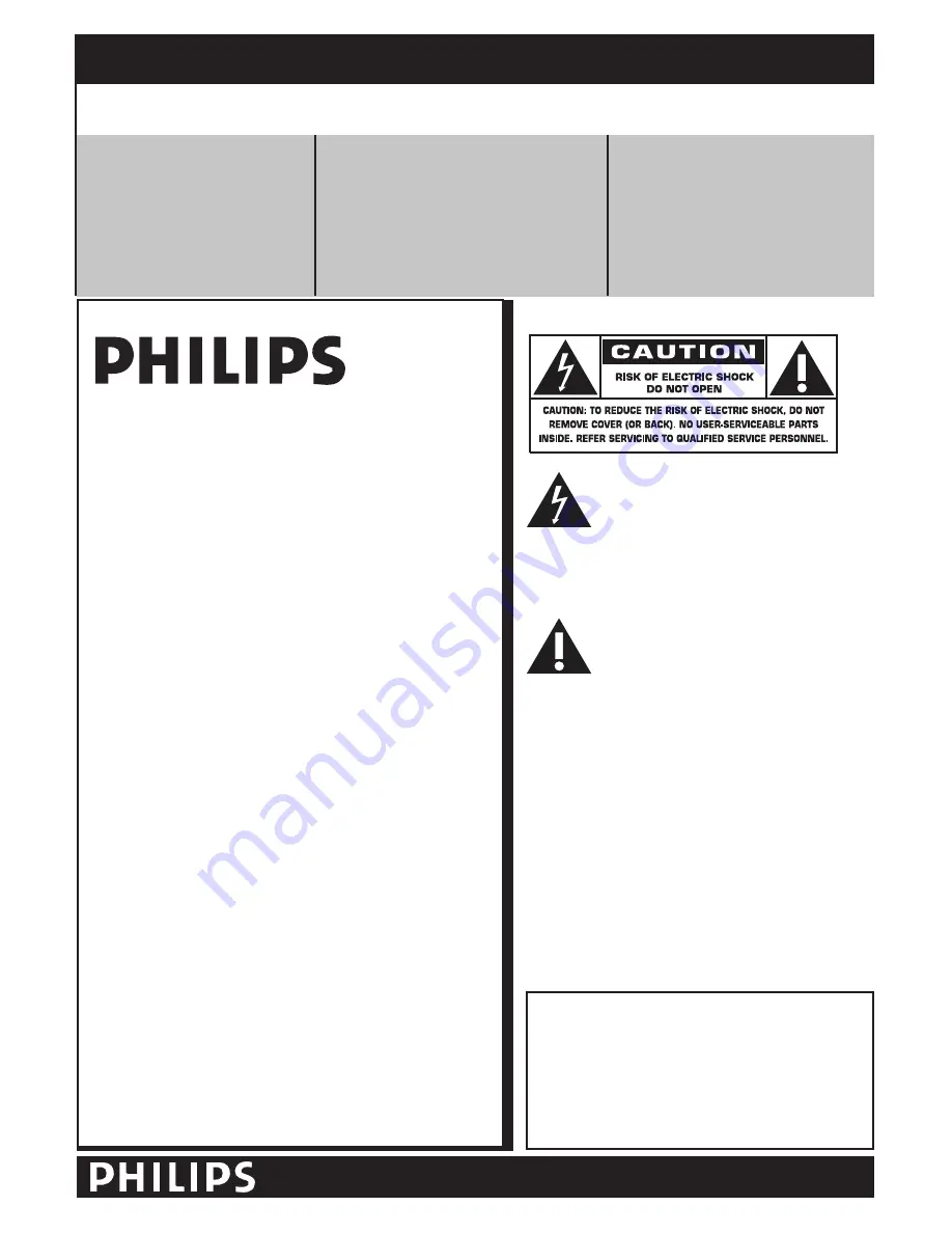 Philips 20TA1000 User Manual Download Page 2